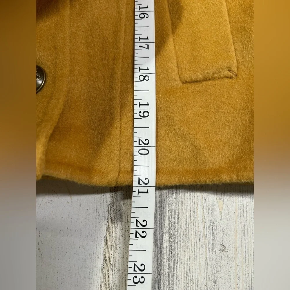 Belle & Bloom Better Off Military Peacoat - Antique Gold size medium NWT
